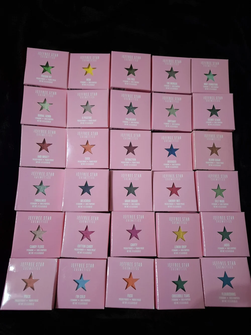 JEFFREE STAR SINGLE RARE EYESHADOWS $15 EACH OR BUNDLE AND SAVE OR OFFERS